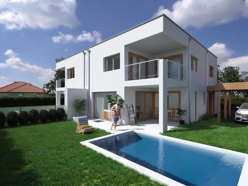 Neubau Doppelhaushälfte ~ 110 m² ~ 4 Zimmer ~ ca. 200m² Garten ~ Würnitz