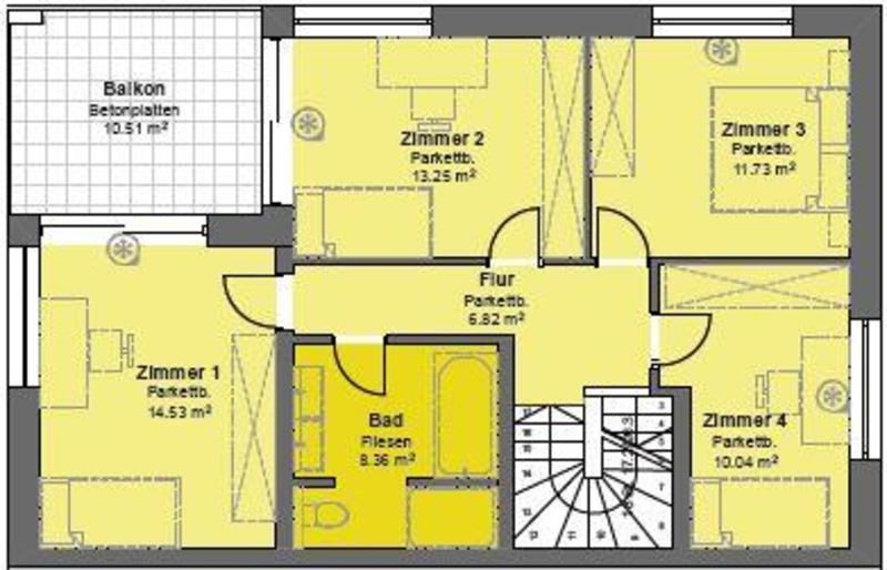 4 Doppelhauseinheiten ~108m² - 132m²~  ca. 200m² Garten ~ 2 Einheiten verfügbar  /  / 2112 Würnitz / Bild 7