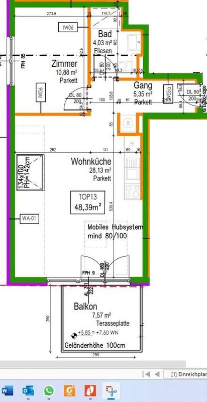 Neubau-Dachgeschosswohnung ~ 47 m westseitige Ausrichtung ~ Air BnB mglich  /  / 1220 Wien / Bild 1