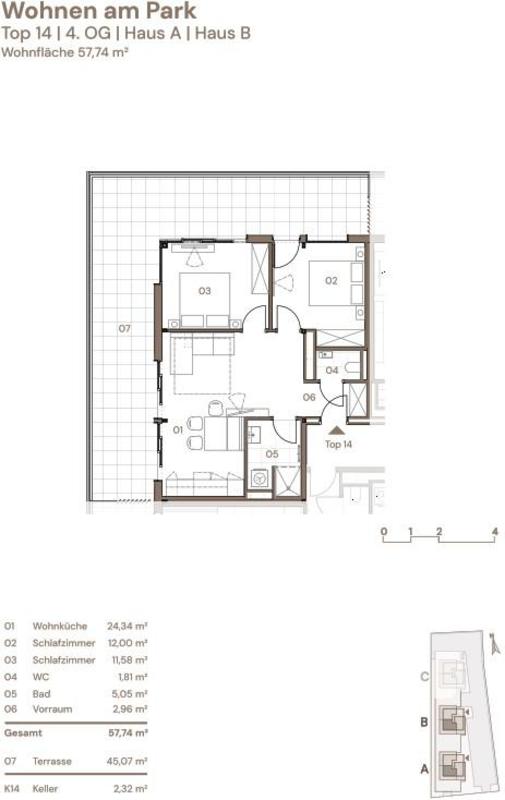 Neubauprojekt ~ 45 Apartments ~ zwischen 47 - 67m - Kurzzeitvermietung mglich  /  / 8490 Bad Radkersburg / Bild 10