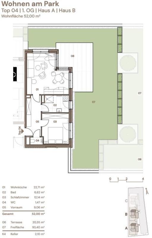 Neubauprojekt ~ 45 Apartments ~ zwischen 47 - 67m - Kurzzeitvermietung mglich  /  / 8490 Bad Radkersburg / Bild 4