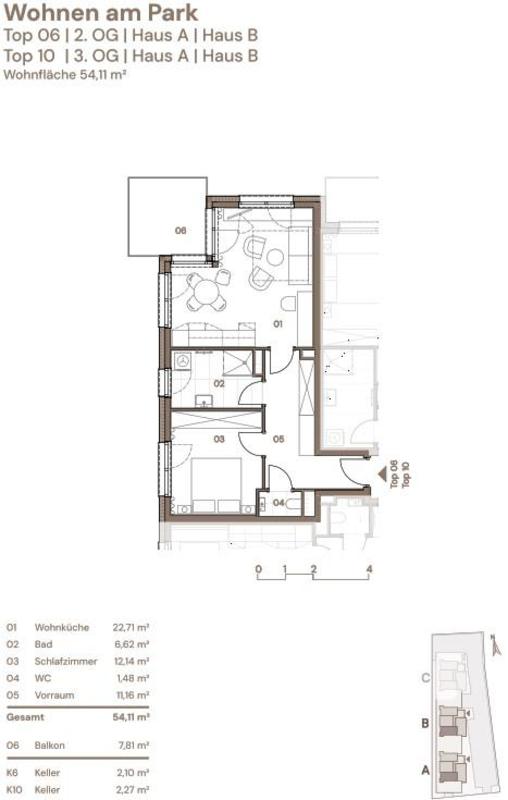 Neubauprojekt ~ 45 Apartments ~ zwischen 47 - 67m - Kurzzeitvermietung mglich  /  / 8490 Bad Radkersburg / Bild 6
