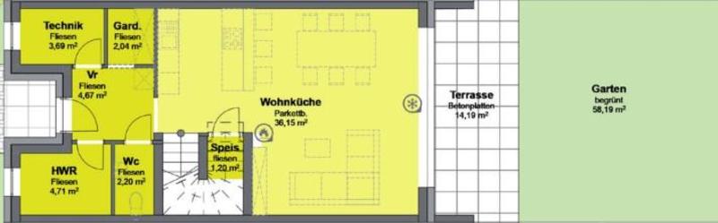 Eckreihenhaus~ ca. 110 m WFL ~ 100m Garten~ Finanzierung ab ? 1.500 mglich /  / 2514 Traiskirchen / Bild 4