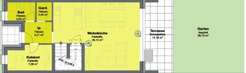 Eckreihenhaus~ ca. 110 m WFL ~ 100m Garten~ Finanzierung ab ? 1.500 mglich /  / 2514 Traiskirchen / Bild 7
